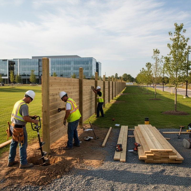 Local Fence Post Installation pros at work