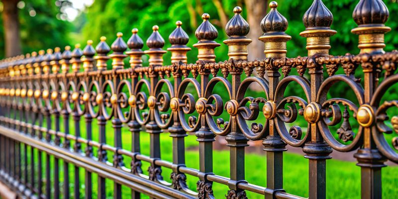 Decorative Iron Fence